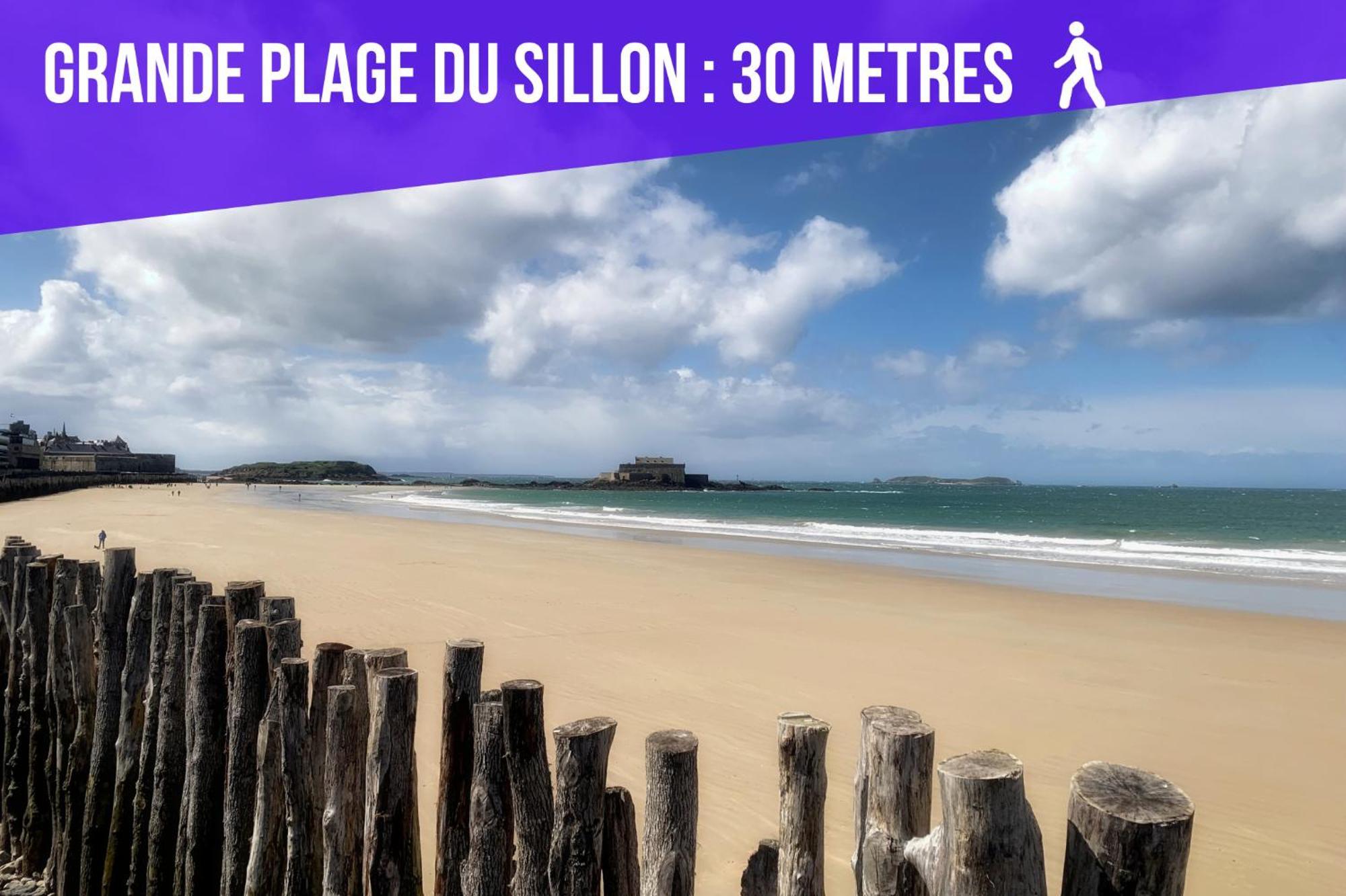 Escalier 16 - 30 M Plage Du Sillon - Proche Intra Saint-Malo Ngoại thất bức ảnh