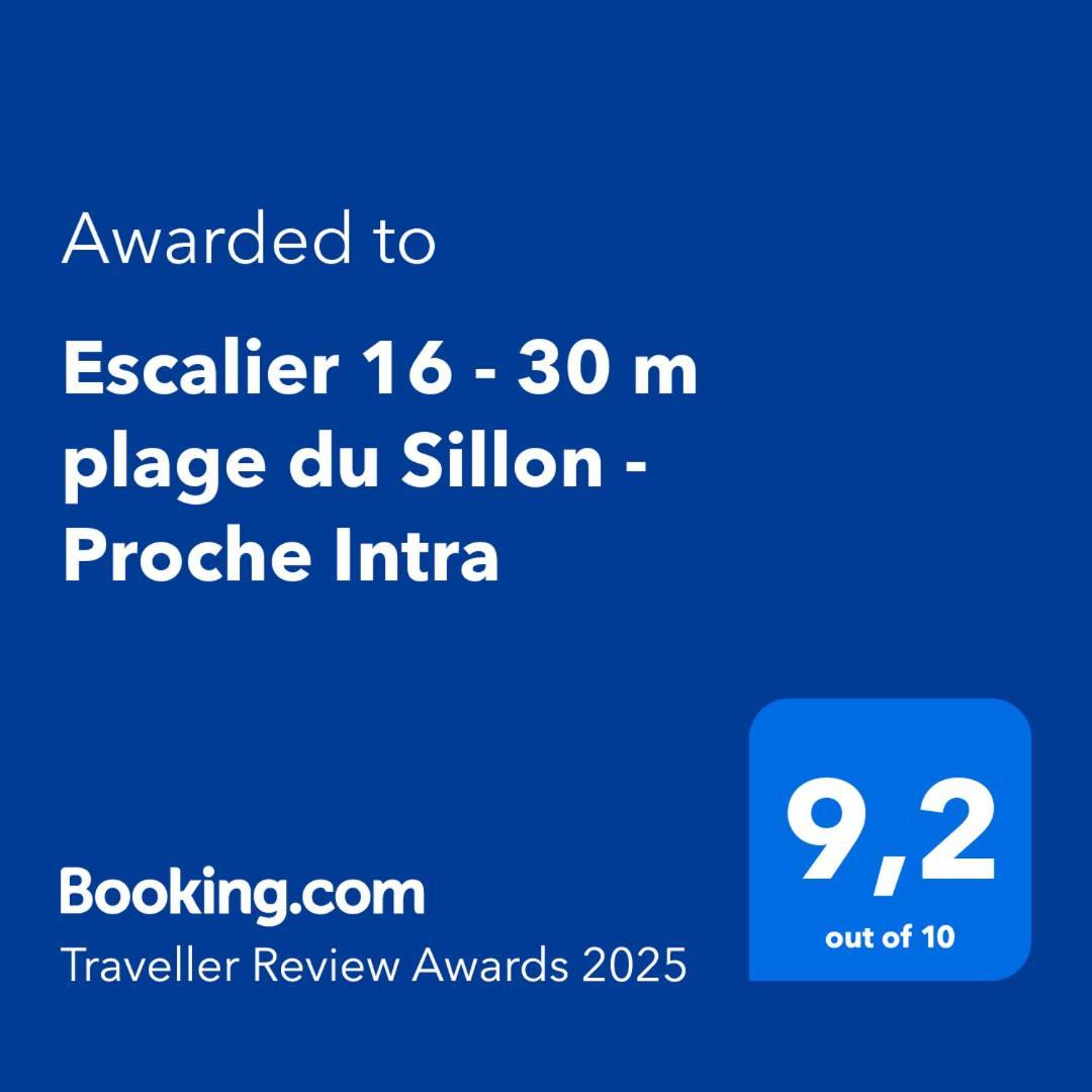 Escalier 16 - 30 M Plage Du Sillon - Proche Intra Saint-Malo Ngoại thất bức ảnh
